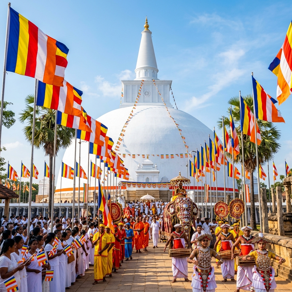 Buddhist Flags Celebration